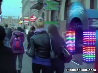 Real public xxx video with a stunning brunette