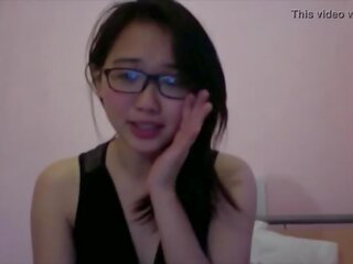 Delightful and provocative Asian teen&comma; Harriet Sugarcookie