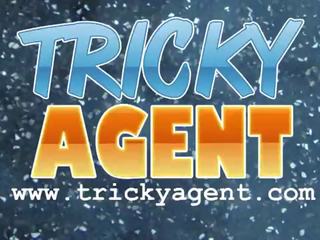 Tricky Agent: Redhead Elena first casting