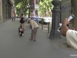 Hot Young mistress gets abused In Public