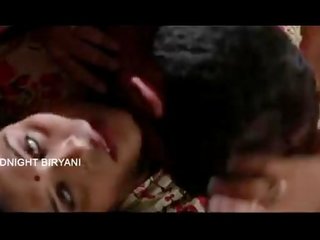 Indian Mallu Aunty dirty film bgrade clip with boobs press scene At Bedroom - Wowmoyback