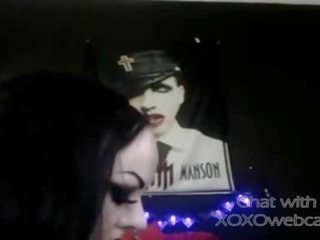 Goth lover on webcam